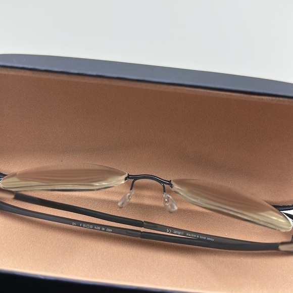 Silhouette Illusion-Nylor 4453 Eyeglasses 6074 Metallic Blue 52-18-140mm - Picture 10 of 10